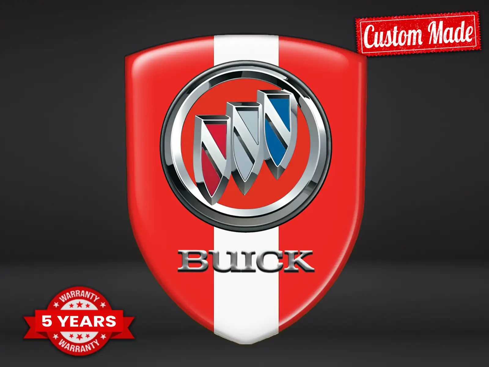 Buick Pegatinas Logo Impresas Resistentes Limitadas Alta Calidad